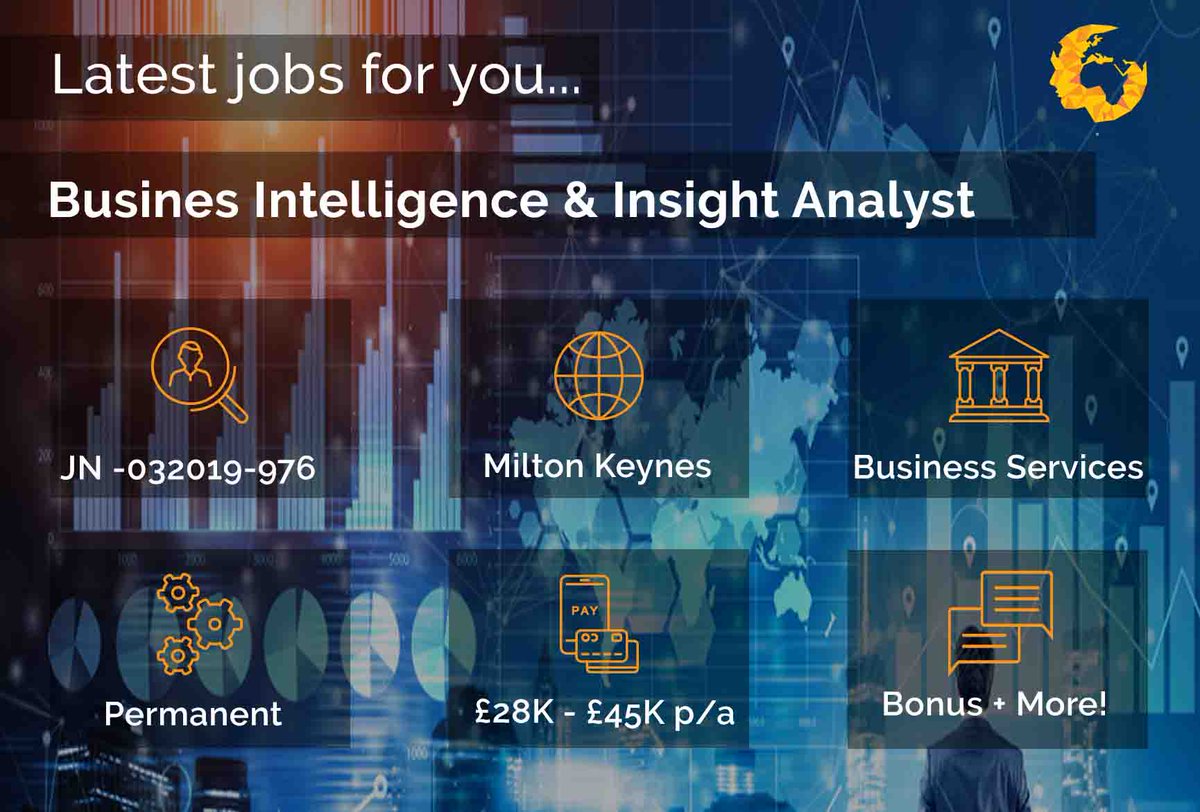 HuCapVentures's tweet photo. Due to the recent take-on of several new blue-chip customers, our Client is recruiting for several talented Data Insight Analysts 

Click the link below to find out more information or make an application!

https://t.co/ZZe749tTtF https://t.co/e0MO8bq8Yj