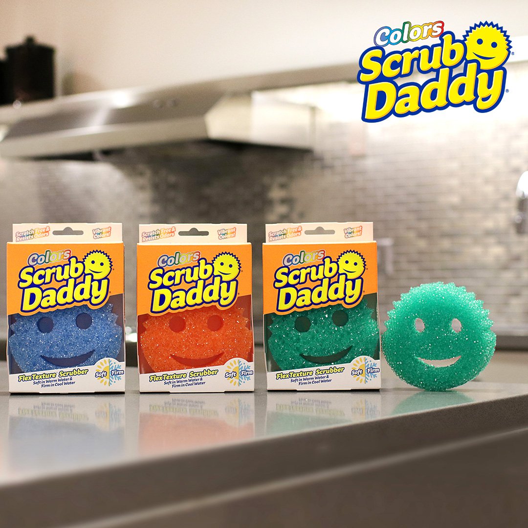scrubdaddy_uk's tweet image. Which colour Scrub Daddy's do you have in your Narnia? 💙 #scrubdaddy #colourcode #colourcoding #springcleaning #springclean #cleananythingwithasmile