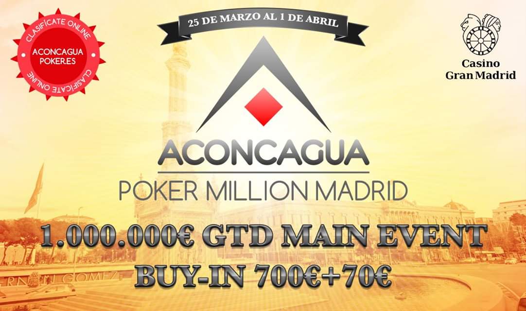 Llegan las #aconcaguapokermillionmadrid y MrDonkas estará muy presente en este torneo. 
El merchsndising para esta ocasión esta cuidado al máximo detalle. 

¡¡ Nos vemos en @CasinoGranMad !!
