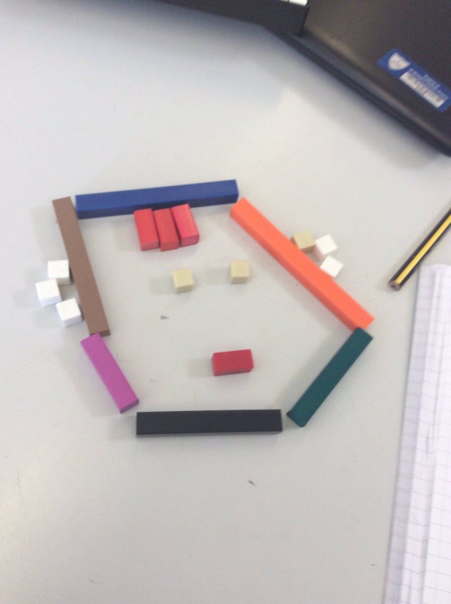 InspirationsStm's tweet photo. We are using our Cuisenaire rods to create faces with a certain value. What a fantastic bit of fun. #STMMaths #STMY4Maths #STMY4Fractions #STMFractions https://t.co/3JheOJE7Rl