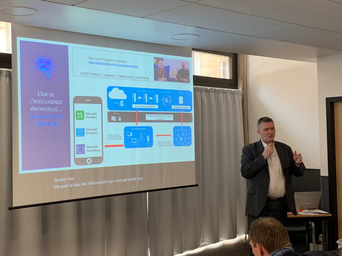 DrzFred's tweet photo. L #IA au service des personnes en situation de #handicap 

#yesaccess #accessibilite #IntelligenceArtificielle ⁦@Philippe_Trotin⁩ ⁦@microsoftfrance⁩ https://t.co/qBGsIlFEW7