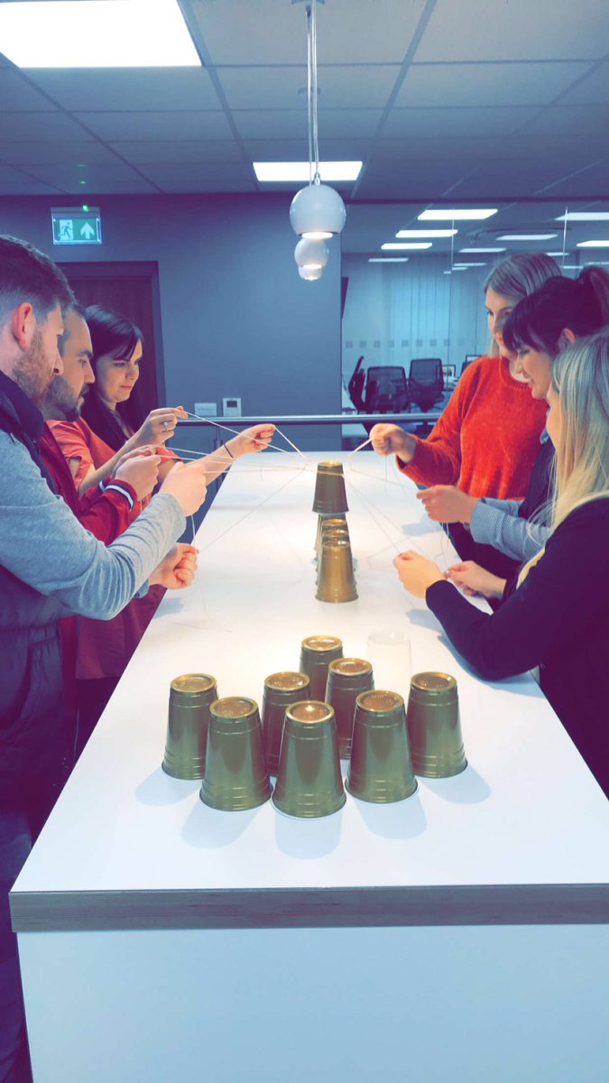 U3Development's tweet photo. Great teamwork game today at our AM leadership session. #TeamworkMakingTheDreamWork #U3Elite https://t.co/U8S8b2ZDsg