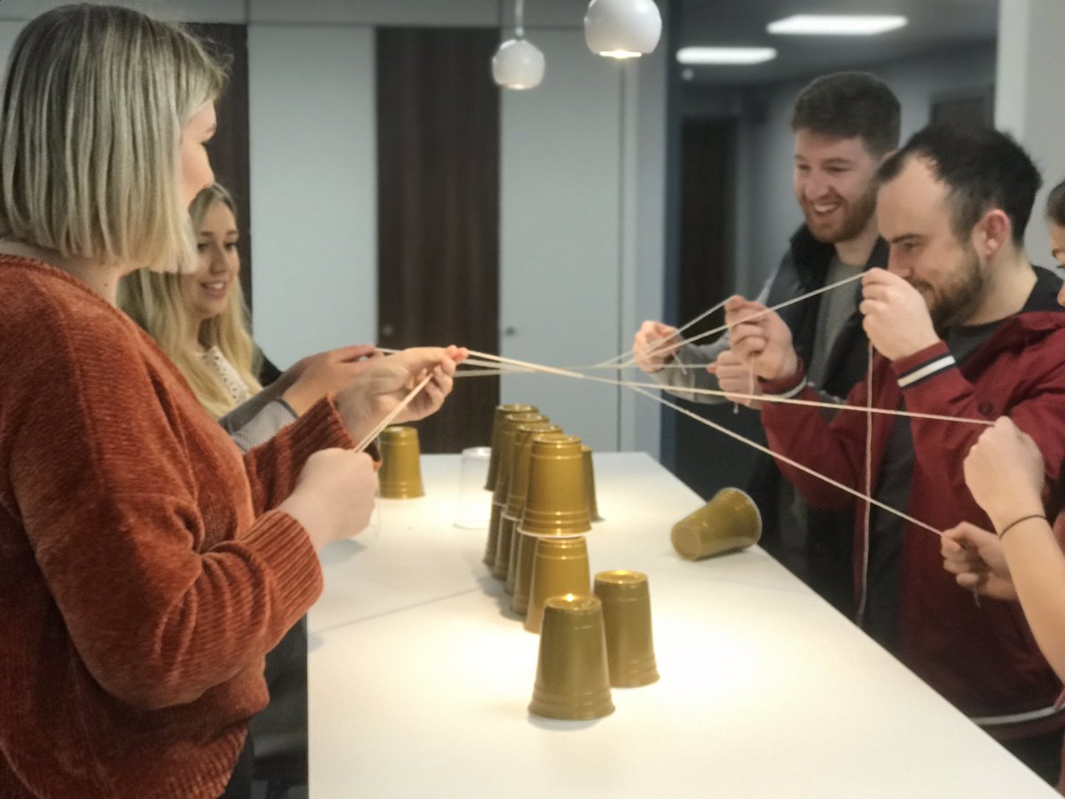 U3Development's tweet photo. Great teamwork game today at our AM leadership session. #TeamworkMakingTheDreamWork #U3Elite https://t.co/U8S8b2ZDsg