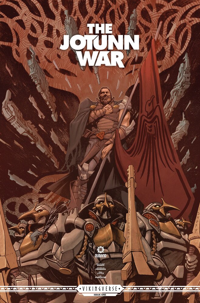 vikingverse's tweet photo. I am thrilled to announce that the #JotunnWar is now live on Kickstarter! Please help us achieve our funding goals and bring the first issue to print.  https://t.co/GcP6lugHvR https://t.co/bOdZkf2YKA