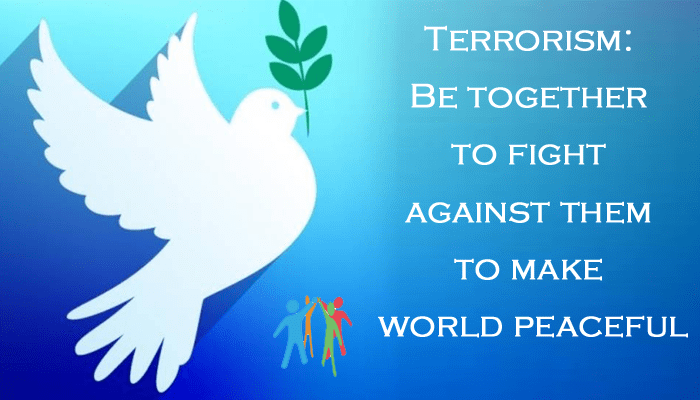 joyandshine's tweet photo. #Terrorism: Be together to fight against them to make world peaceful

view for more : https://t.co/3MzdsvRMHb https://t.co/2py8YLKBaI
