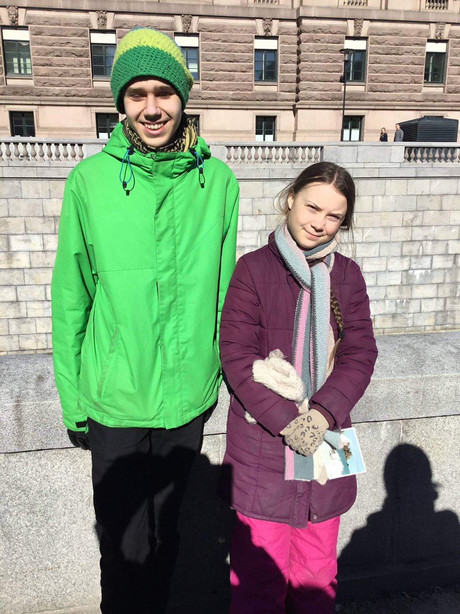 Gretan kanssa! Ihana (ja hieman huolestuttavan lämmin) sää täällä!
#ilmastolakko