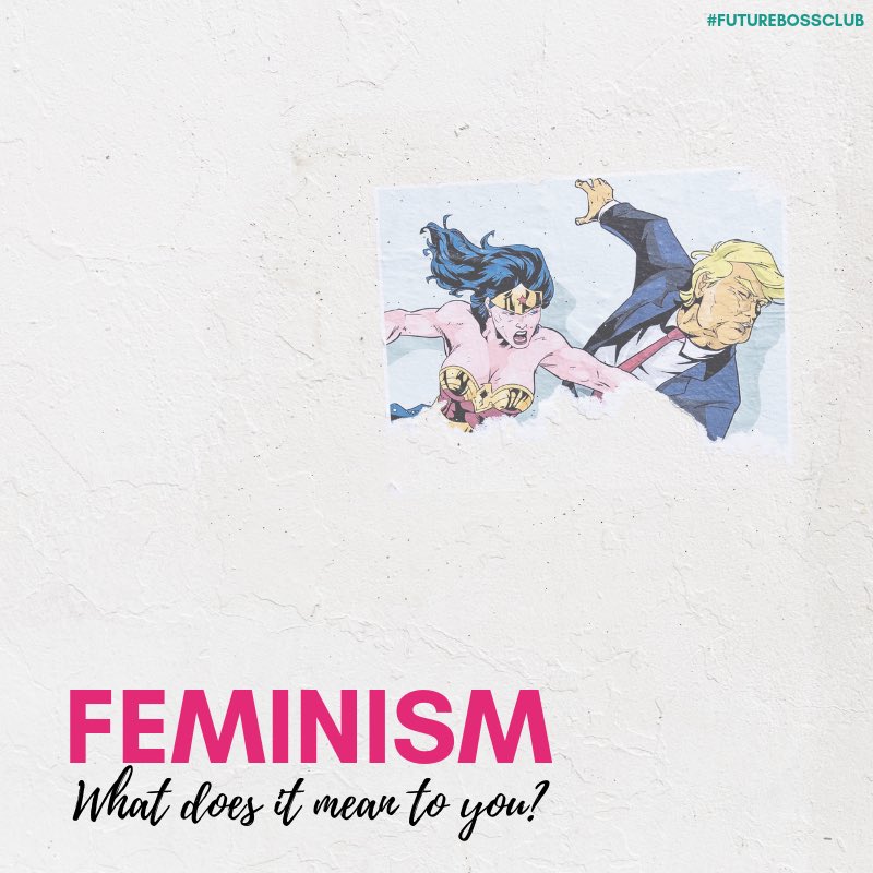 futurebossclub's tweet photo. A quick question for you...what does #feminism mean to you? π£ #FutureBossClub https://t.co/PXwgxc8rYo