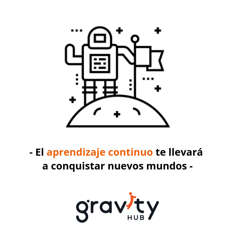 GravityLabz's tweet photo. Asumir el aprendizaje como un proceso continuo e interminable, te ayudará a mantenerte vigente. Nunca dejes de actualizarte, de intentar nuevas cosas. De esta manera, puedas alcanzar todas tus metas. Sigue adelante, emprendedor. ¡Feliz fin de semana! https://t.co/rUci1nbW3l