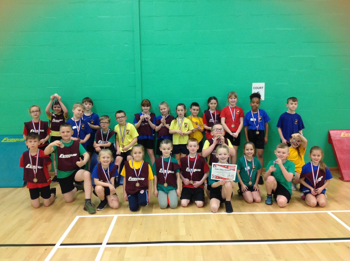 ThattoHeathPrim's tweet photo. RT MrPW_Thatto "What an amazing morning at the Y3/4 indoor athletics competition. The children were an absolute credit to the school and finished a superb third place! To top the morning off we also won the fair play award! Well done everyone! #thattโฆ https://t.co/I774Xn3wzt"