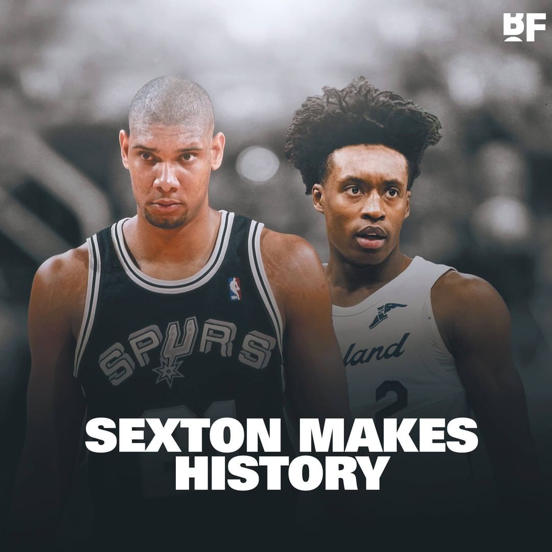 TheHuddleIT's tweet photo. In questi giorni è passato inosservato un record di Colin Sexton.

Il playmaker di #BeTheFight ha inannellato una striscia di 6 partite consecutive sopra i 23 punti.

Uno solo come lui, un certo #TimDuncan nel 1998!

#TheHuddleIt #bepartofTheHuddle #basketball #NBA #GoSpursGo https://t.co/RjYrSLW0e3