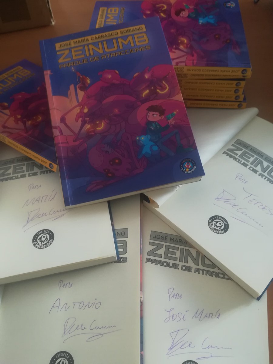 epdl_Benacazon's tweet photo. ¡Sorpresa! En nuestra sesión de #EPDL de ayer, vino a visitarnos y a charlar un rato con nosotros @CaptainNadie , autor del libro que estamos trabajando "Zeinumb. Parque de atracciones". 
Muchas gracias por todo, fue un placer recibirte y escucharte. https://t.co/OcwoXCKGAl