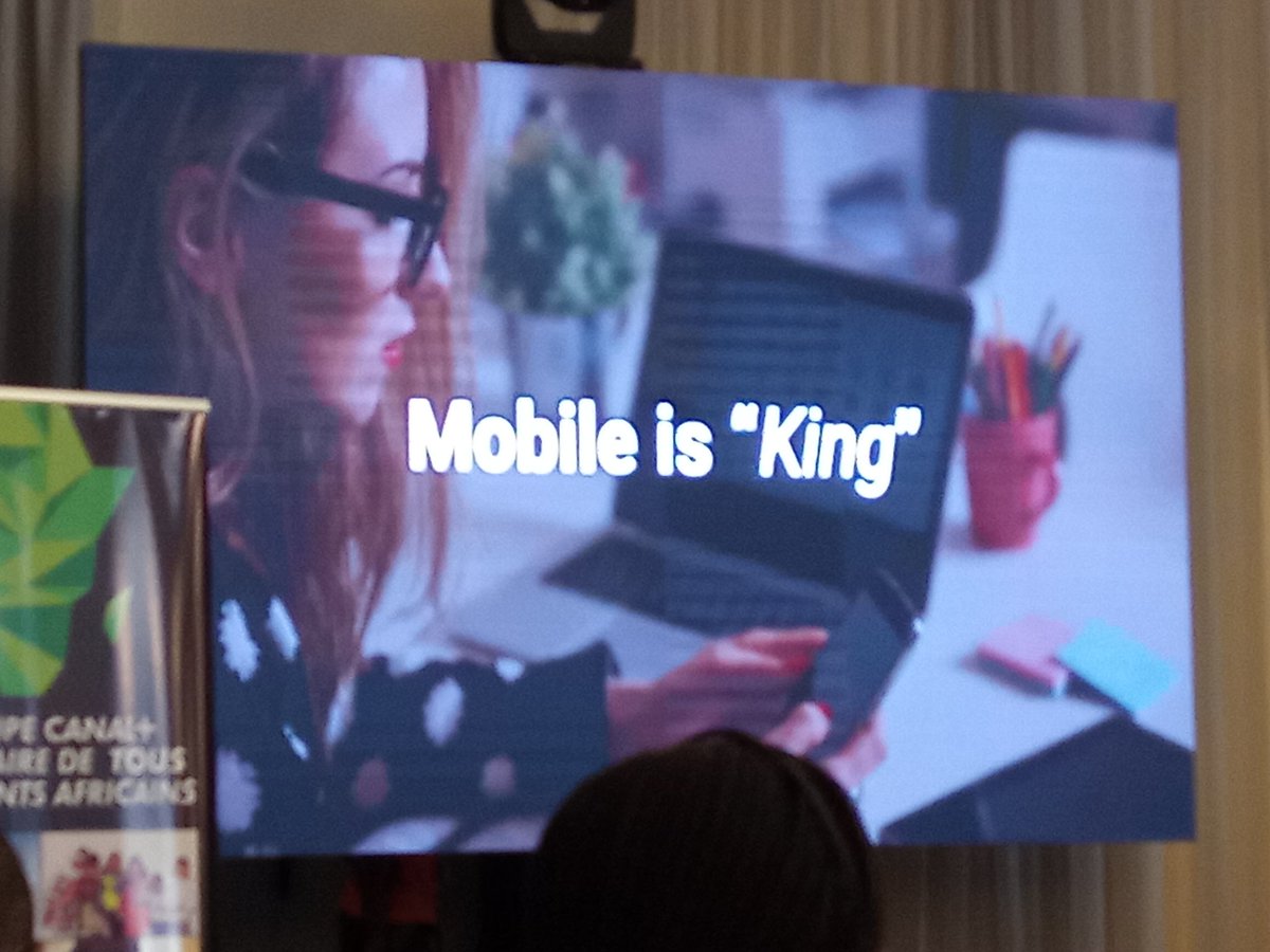 aboukam's tweet photo. #AdicomDays #AdicomDays2019 ... Le #Mobile est roi ( Mobile is "King") en Afrique  selon le représentant du géant #Google en Afrique ... Je suis au #AdicomForum #Civ #Civtech https://t.co/eO8Q30MjDc