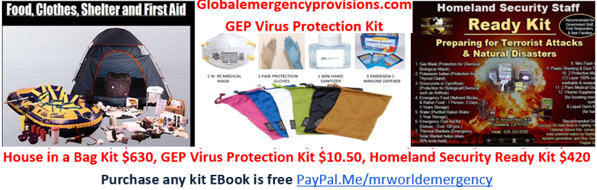 worldemergency2's tweet photo. What should you do before the tribulation age 42? Be ready for the catastrophic changes to come, success will require not just physically or financially but spiritually. The ebook at eBay is free with the purchase of a GEP Virus Protection Emergency Kit https://t.co/abec68Zrcs https://t.co/UYI6v4cmaf