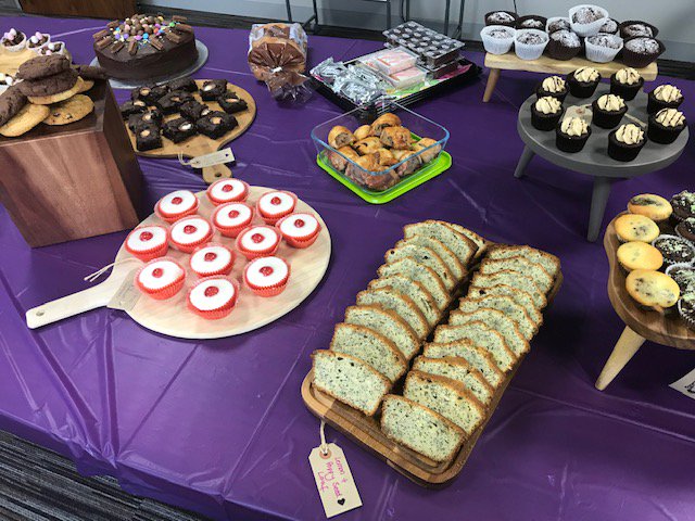ComaxUK's tweet photo. It's part 2 of our month of fundraising for @TheStrokeAssoc and we have some beautiful bakes for sale made by our talented staff and their families! Pop in for a cake or a cookie if you're passing - If you want to donate: https://t.co/kCcJTR1IIO ๐ง๐
#bakeforjules #comaxuk #yum https://t.co/IbYmhEP5bU