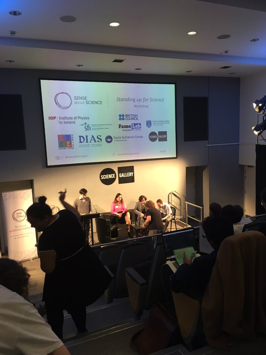 pmrycaretrials1's tweet photo. Today we’re at the @SciGalleryDub how to better communicate our science and evidence to the public, media and policymakers #standingupforscience #evidencematters @scienceirel @Famelab_Ireland @Mariecurie_alum hearing from @nuigalway researchers @Beyond_The_Lab @ana_panigassi https://t.co/Y40MNIo5aC