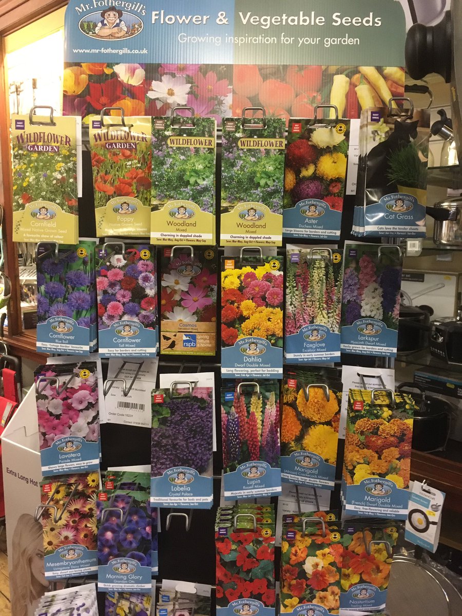 Chapmans56's tweet photo. Have you planted your seeds yet? #MrFothergills #growyourown #flowers #vegetable https://t.co/Se4LR8zonq