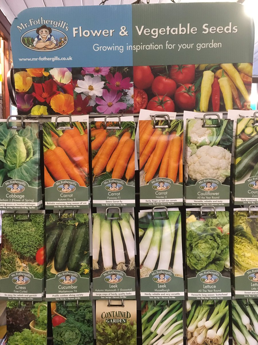 Chapmans56's tweet photo. Have you planted your seeds yet? #MrFothergills #growyourown #flowers #vegetable https://t.co/Se4LR8zonq