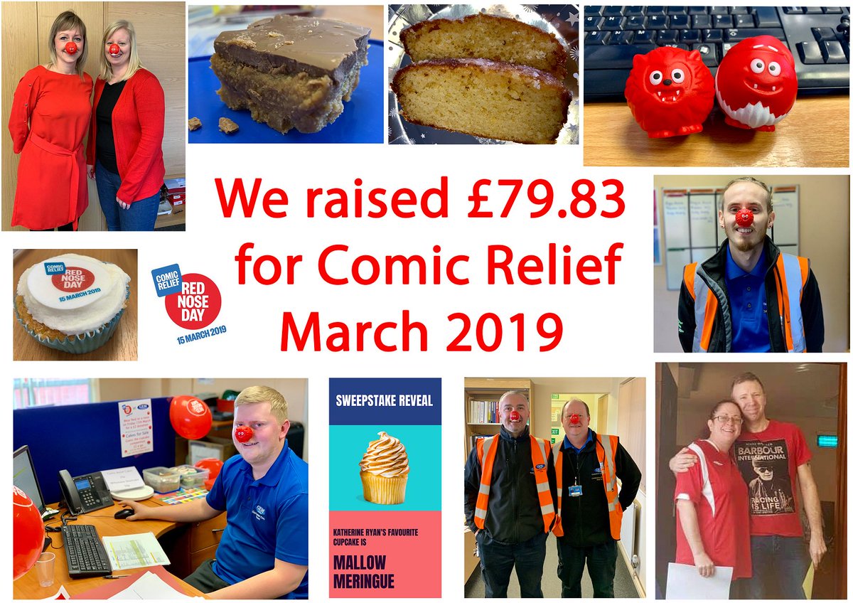 Thanks to everyone who helped us to support this great cause again this year #comicrelief19 #rednoseday19