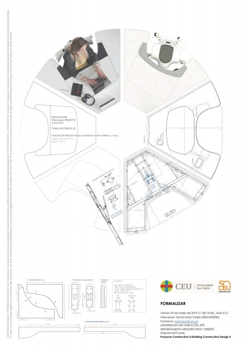 EPSCEU's tweet photo. Conferencia el 29 de marzo en la clase de Proyecto Constructivo II impartida por David Mata Valdés. https://t.co/d4lOokOO8d
