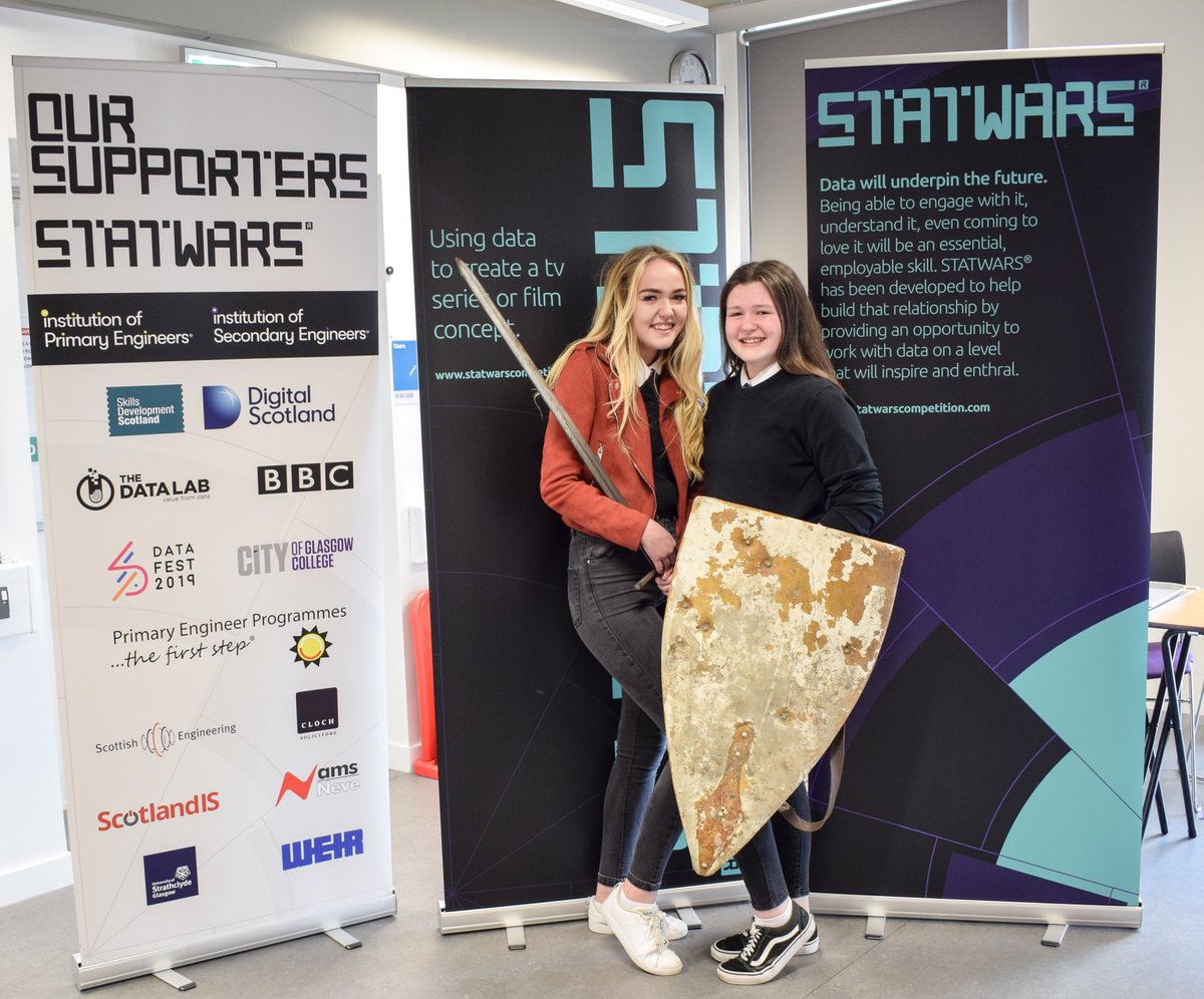 Statwars_'s tweet photo. Itโs Friday & we are still at @DataFest_ #DataFest19 come & find out how you could become a #statwarrior like Holy Trinity Primary School & @newbattlehigh did last week. The Brilliant Billboards & E & A Productions won overall! Thanks for the amazing prizes from @filmcityglasgow https://t.co/EGjJMRC0Ul