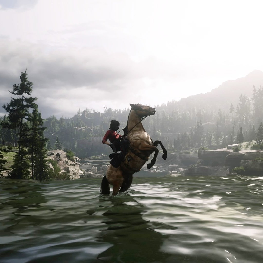 Shannon_360's tweet photo. When you remember its Friday 😁🐎 #reddeadredemption2 #RDR2 #ps4share #RockstarGames #gamergram #RedDeadOnline #PhotoMode #ps4 #virtualphotograhpy https://t.co/Ry0he0S89q