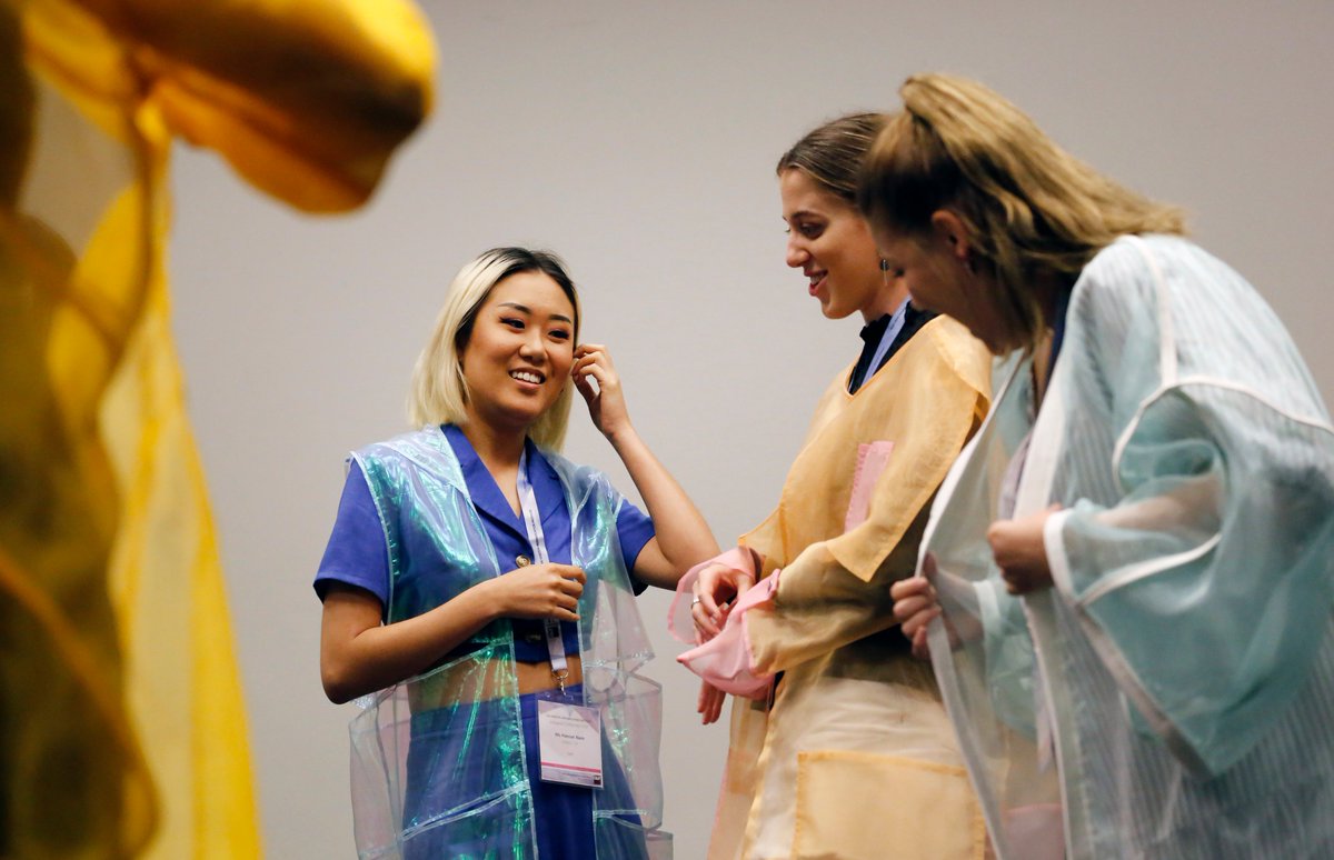 Fashionundstyle's tweet image. RT @Cenevox: Lovely spending the arvo with @IcaroIbanez and co. during #qutdesign’s Hospital of the Future #Fashion Collection Exhibition. Well done, all. 👠👗📷 @CreativeIndust @QUT