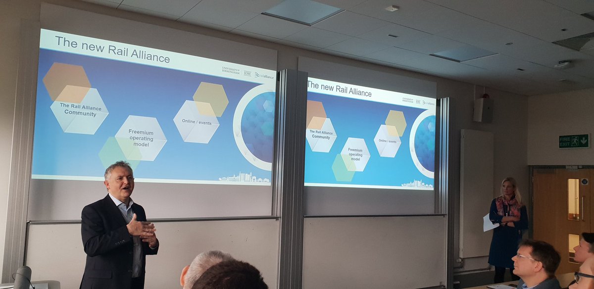 digi_rail's tweet photo. Martin Little and Eli Rees-King are explaining how @therailalliance Are supporting our activities at #digirail and supporting SMEs throughout the #rail industry. Want to get involved? Visit https://t.co/mZsa5vcRfK to find out more. #digirailuob @bcrre https://t.co/0dfpwxGQhQ