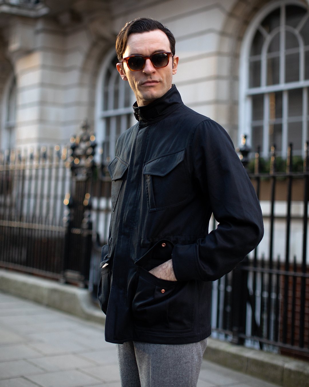 Private white spring field clearance jacket