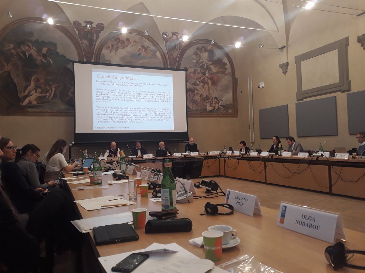 FSRComsMedia's tweet photo. On the second day of the Annual Scientific Seminar on Media and Digital Economy we're hearing about how to foster #innovation and #competition in tech through #standardssetting and #datasharing https://t.co/q4ORsQTkyN