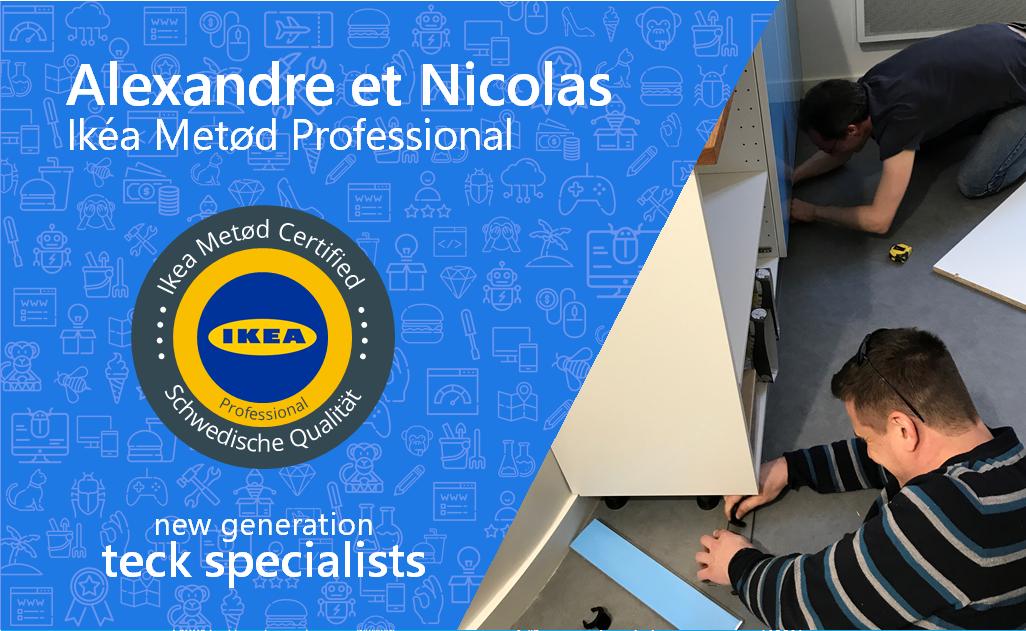 📦Suite à notre emménagement en hypercentre, nous avons pu développer de nouvelles compétences et une partie de l'équipe a décidé de passer les certifications #IkeaProfessional ! 
Félicitations 🎉 à @arnaud_bos <a href="/alexandre_del31/">Alexandre DELATTRE</a> <a href="/EmmanuelVinas/">Emmanuel Vinas</a> @glmxndr <a href="/MCaylet/">Matthieu CAYLET 🙊</a> <a href="/hibnico/">Nicolas Lalevée</a> 👏👏👏