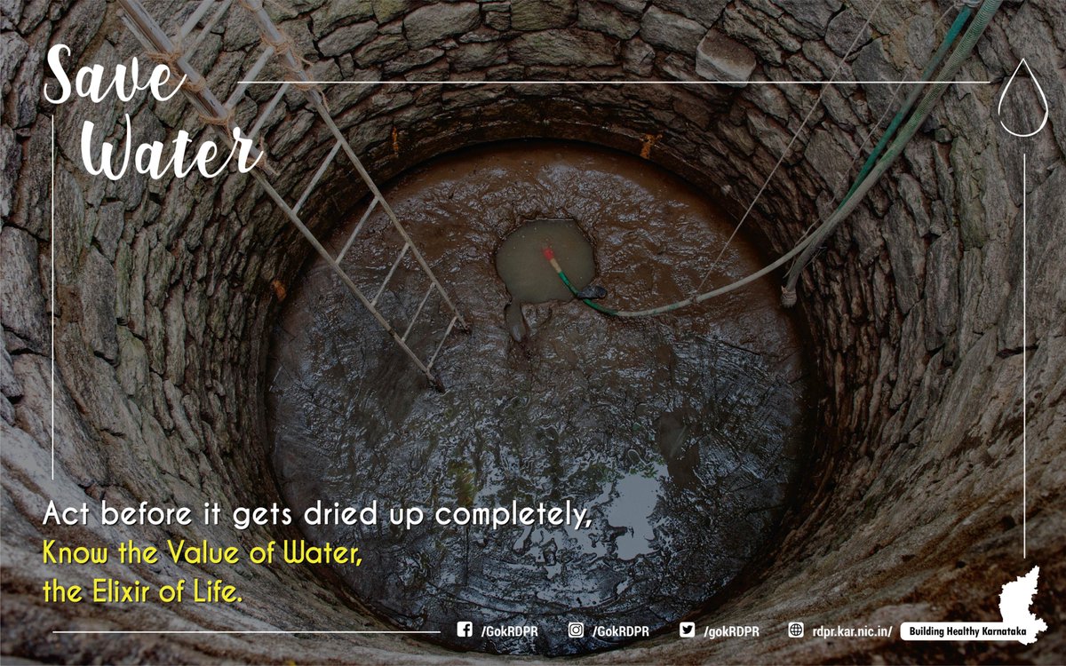 rdwsd_gok's tweet image. Before we face the water scarcity, understand its importance &amp;amp; conserve the resources. Smart Usage of water can conserve our water resources. Think before you waste a drop.
#WorldWaterDay  #SaveWater #PreciousResource #BeResponsible #WaterForAll #NoWaterNoUs #EveryDropCounts