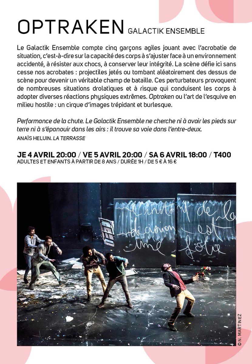 LeQuai's tweet photo. Moins de 2 semaines avant le temps fort Cirque[S] @LeQuai #Angers
Un petit point sur la programmation 
Pensez à réserver dès maintenant ! 
02 41 22 20 20
Tarifs de 5 à 16 €
#cirque #FestivalCirques #circusiscoming #incircuswetrust
#cultureangers https://t.co/Xci0loCCbR