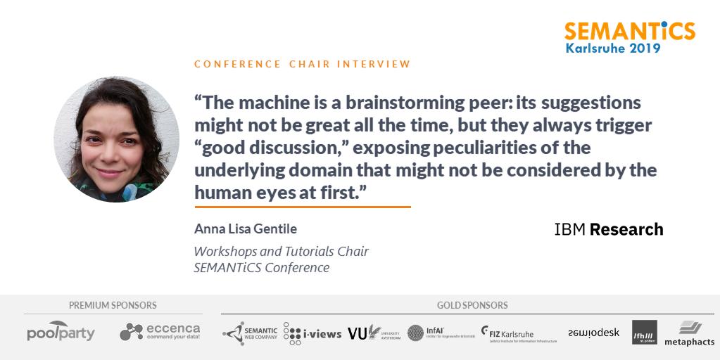 SEMANTiCS Conference (@semanticsconf) on Twitter photo Information Extraction with #IntelligenceAugmentation
Read interview with #SemanticsConf Chair <a href="/AnLiGentile/">Anna Lisa Gentile</a> from <a href="/IBMResearch/">IBM Research</a>:
--> bit.ly/2U8e5iS
#IoT #tech #AI #KI #BigData #DataScience #ML #SemanticWeb #MachineLearning #Industry40 #DataAnalytics #FinTech #LegalTech Information Extraction with #IntelligenceAugmentation
Read interview with #SemanticsConf Chair <a href="/AnLiGentile/">Anna Lisa Gentile</a> from <a href="/IBMResearch/">IBM Research</a>:
--> bit.ly/2U8e5iS
#IoT #tech #AI #KI #BigData #DataScience #ML #SemanticWeb #MachineLearning #Industry40 #DataAnalytics #FinTech #LegalTech
