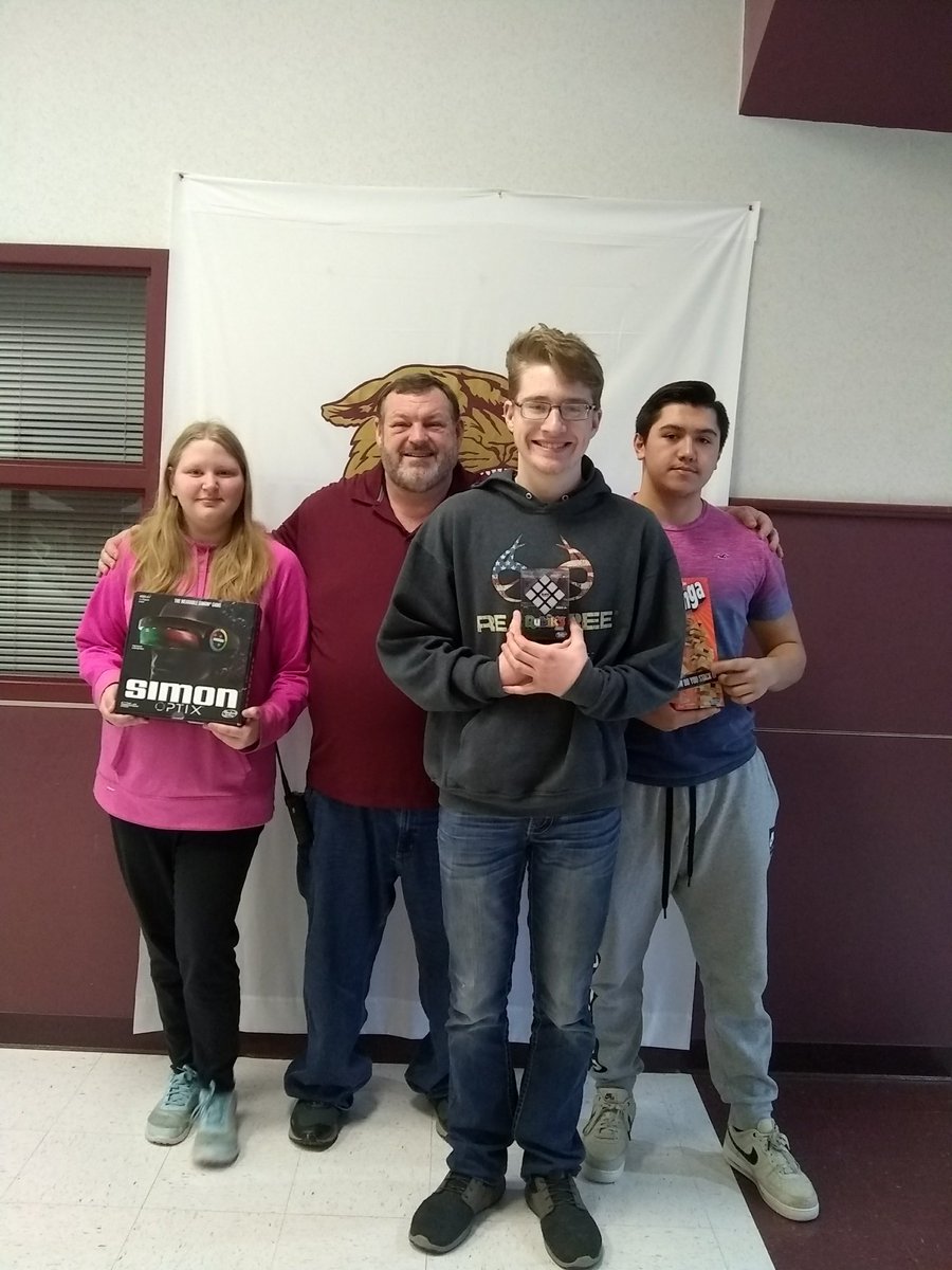 WISDFoodService's tweet photo. Congratulations to the winners of the School Breakfast Week giveaway!!!  Thank you all for "Leveling Up with a Healthy Breakfast" &amp; eating with us every day at #TeamWhitesboro cafeterias!  #NSBW19 #SchoolBreakfast #EggsinSchools #ChildNutrition https://t.co/zY8cn1fqMs