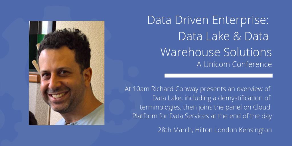 elastacloud's tweet photo. Conference  |  Next week @azurecoder speaks at 'Data Driven Enterprise: Data Lake &amp; Data Warehouse Solutions', tickets are going fast so make sure to grab yours:

#datalake #bigdata #datawarehouse #dataservices

https://t.co/nTTHQDYoVv https://t.co/6qewGf0oBP