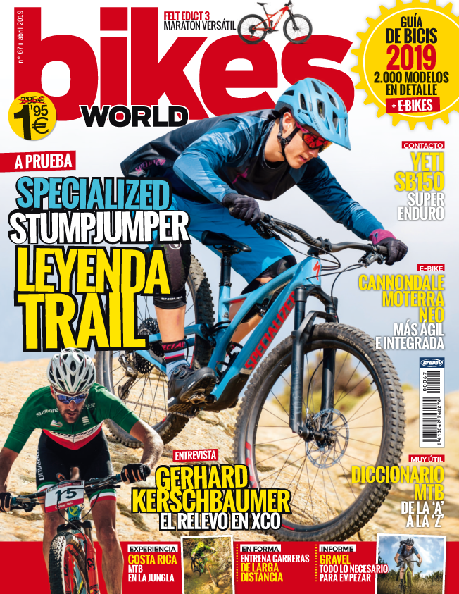 BikesWorldMag's tweet photo. BIKES WORLD 67 YA A LA VENTA
Ya tienes lectura para este fin de semana. El número de abril ya está a la venta, protagonizado por la nueva y espetacular Specialized Bicycles Stumpjumper. Accede al enlace para conocer todos los contenidos de este mes. https://t.co/G0tfkB62cP https://t.co/Okuabhqy7k
