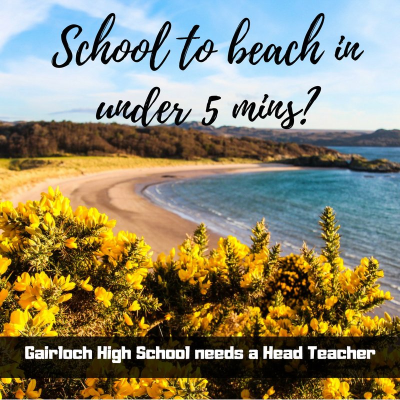 GairlochHigh's tweet photo. ✨Please RT✨ Our amazing school in the beautiful NW Highlands is looking for a permanent headteacher. 

We are ambitious for our pupils, take advantage of many opportunities and are rooted in our community. 

Get in touch, or see @TES_jobs for more info: https://t.co/FaAjV1xbqR https://t.co/VwiUuhTyK0