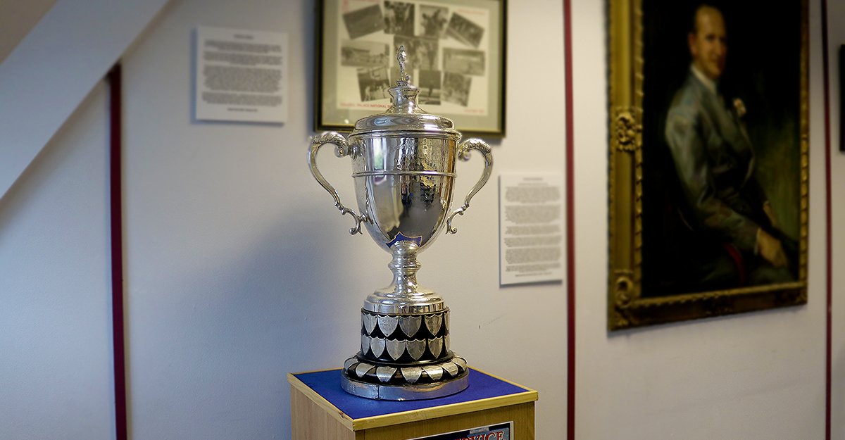 CSSC_Official's tweet photo. Look what we found, one of the first CS Sports Journals! Sir Lewis presented the Football Challenge Cup to CSSC at our sixth ever meeting. 97 years on, the trophy is still used today for our Lewis Cup event, we'll be hosting the quarter and semi-finals next week! #CSSCHeritage https://t.co/Ri2LGxwa49