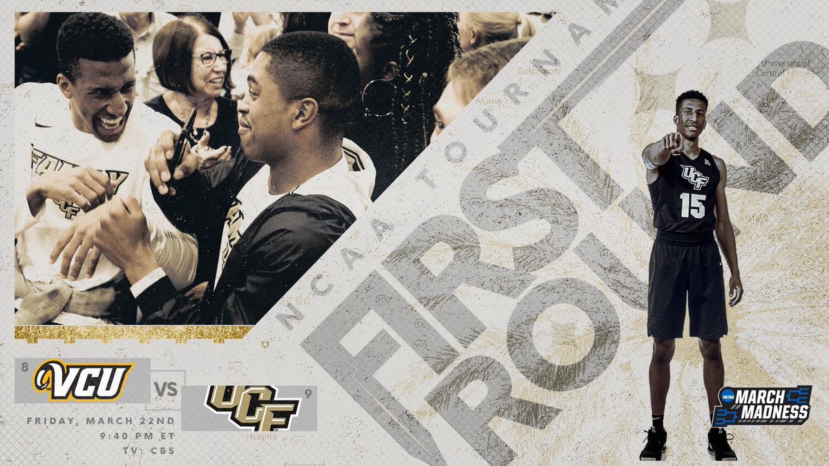 GAMEDAY!!! <a href="/UCF_MBB/">UCF Men’s Hoops 🌴</a> takes on VCU in the NCAA Tournament. Radio coverage begins approx 9:05p as <a href="/TaylorBYoung/">Taylor Young</a> joins me on the broadcast from Columbia. Listen at 96.9FM/740AM. (Note: Due to NCAA streaming rights <a href="/iHeartRadio/">iHeartRadio</a> will NOT offer stream of broadcast. Radio only)
