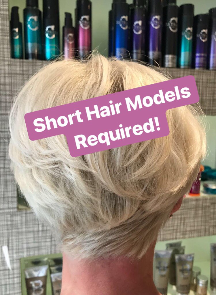 Are you free on Thurs 25th April or Fri 3rd May at 4pm? 💕 We’d love some ladies with short #hair to enjoy a Cut, Wash &amp; Blow Dry at <a href="/TownOfSudbury/">Sudbury, Suffolk</a> for just £10 with our talented Trainee Lucy. ☺️ All services fully supervised. Please phone 01787 310031 to sign up! 📞