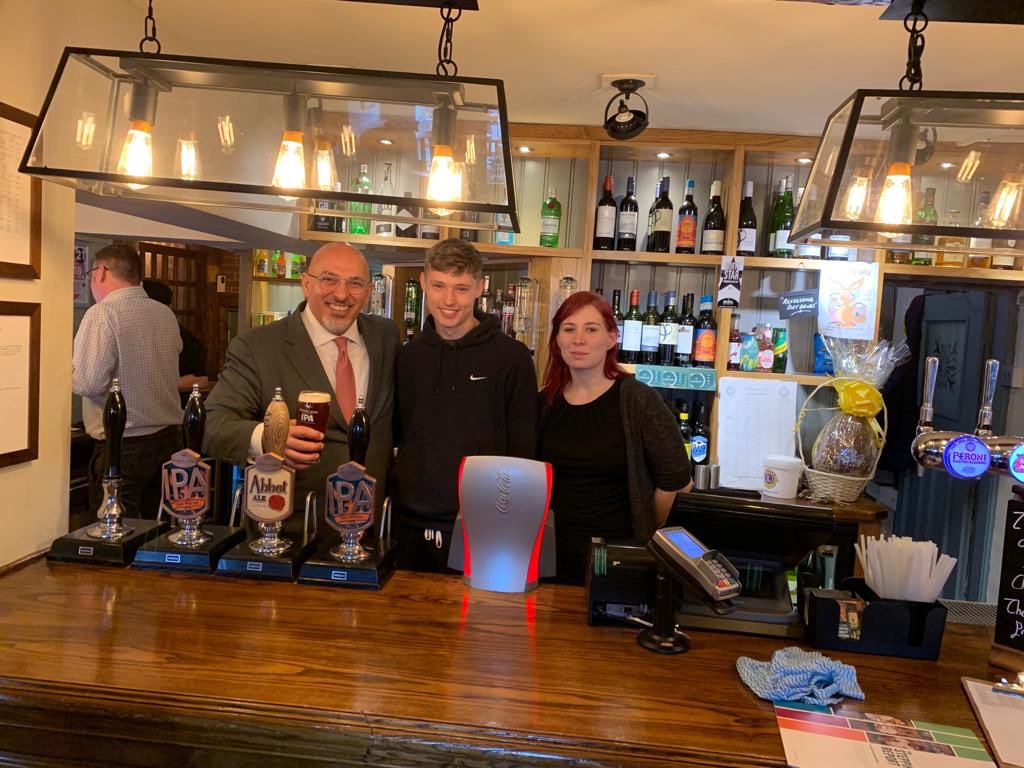 Nadhim Zahawi (@nadhimzahawi) on Twitter photo Pulling pints this morning at the Pen and Parchment in Stratford (early I know!)🍻🍺
Owners <a href="/greeneking/">Greene King</a> are leading apprenticeship providers- 10,000 in last 5 years and aiming for 20,000 by 2022! Pulling pints this morning at the Pen and Parchment in Stratford (early I know!)🍻🍺
Owners <a href="/greeneking/">Greene King</a> are leading apprenticeship providers- 10,000 in last 5 years and aiming for 20,000 by 2022!