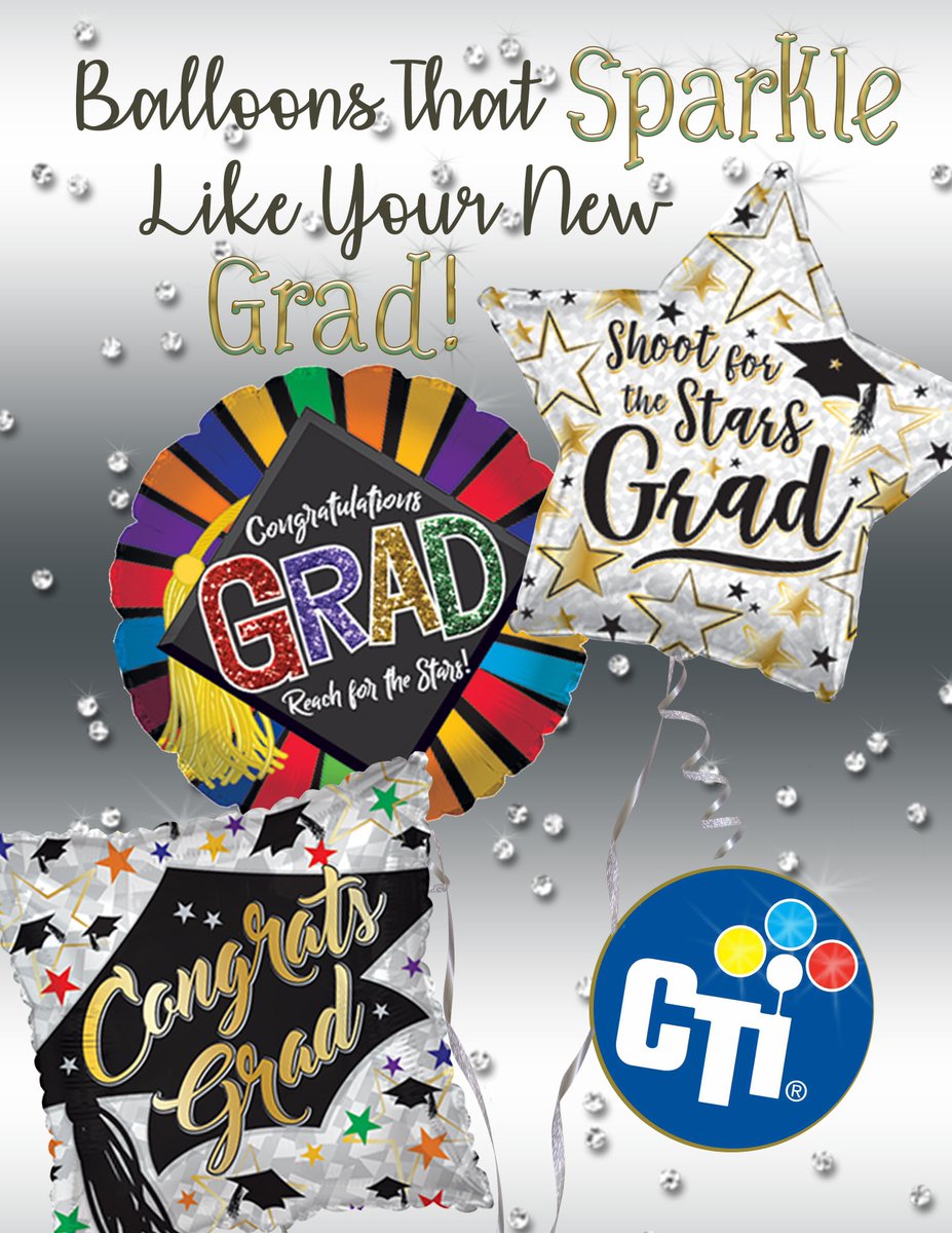 CTI_Balloons's tweet photo. Know a Grad who would love these balloons?
#graduation #grad https://t.co/X71MN2sCNr