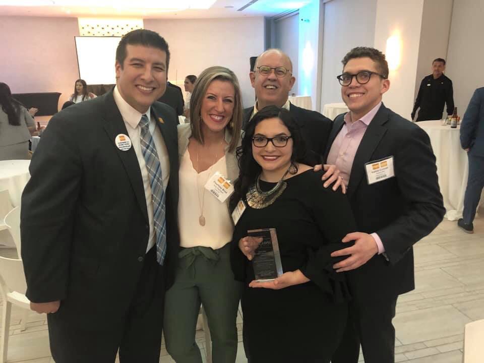 MNHispanicBar's tweet image. Congratulations to MHBA board member Melissa Muro LaMere on receiving an HNBA Top Lawyers under 40 award at the #HNBA #CCC last night!