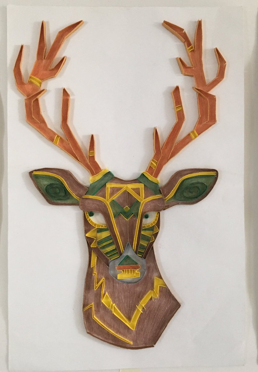IESOViaDalmacia's tweet photo. Esta semana en el pasillo de Plástica del @IESOViaDalmacia puedes visitar la exposición de Ciervos Geométricos realizados por los alumnos de 3º ESO y dirigidos por la profe Susana Santos. @Juanjoamaco  @alrasan02 @anes_sandra https://t.co/1xVVjtWYxM