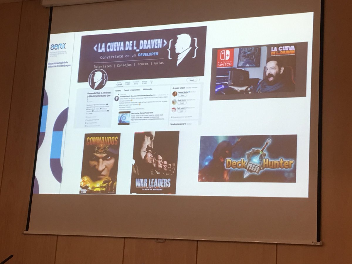 _lariojadigital's tweet photo. En #LoadingRiojaparty hablando de Desarrolladores de videojuegos famosos riojanos como Adrian Cuevas de @nomadastudiobcn y Fernando Ruiz @l_draven #LoadingRiojaparty https://t.co/0mLA8BEGDl