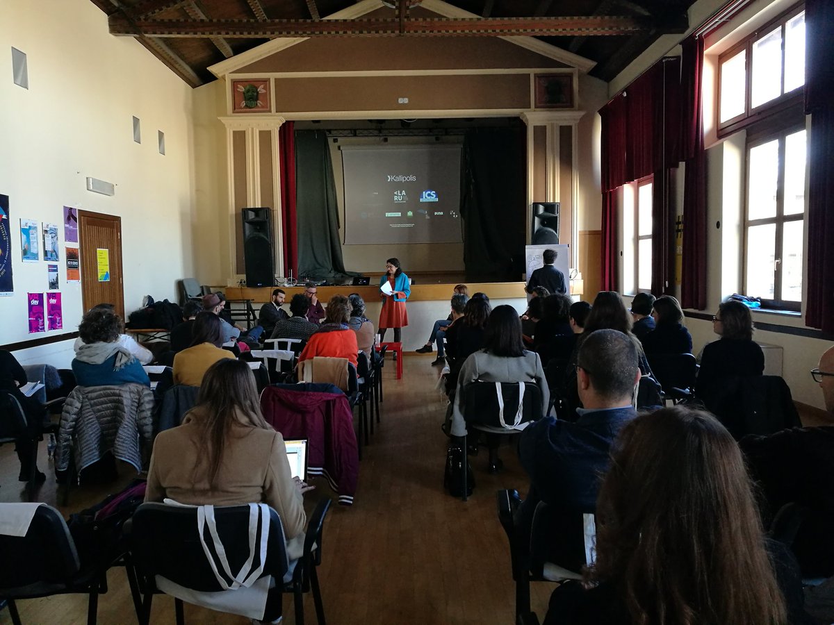 Kallipolis1's tweet photo. Now "Talk on food & creativity" at #Culturalhackathon in @ComunediTrieste with @cocinarmadrid #davidcalas #foodlabvolumes #ortigenerali https://t.co/y5EOzrPIwC
