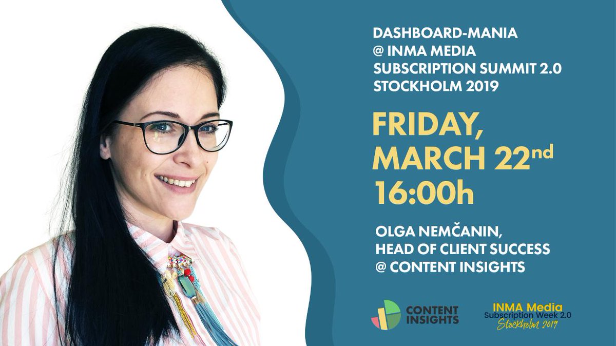 smartocto's tweet photo. Dashboard-mania session at Media Subscription Summit in Stockholm is starting soon, and we're presenting our content intelligence solution. Interested to find out how we can help you get #MoreReaderRevenue? Session begins at 16:00h on the main stage. @INMAorg #INMAsubscriptions https://t.co/LKbhiVCbru