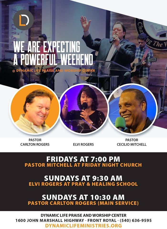 Dynamic_LifeMin's tweet photo. Join us this weekend!
Plus a special service with Pastor David Sterling will be Sunday evening at 6:00 p.m. https://t.co/DdJrbUPTrA