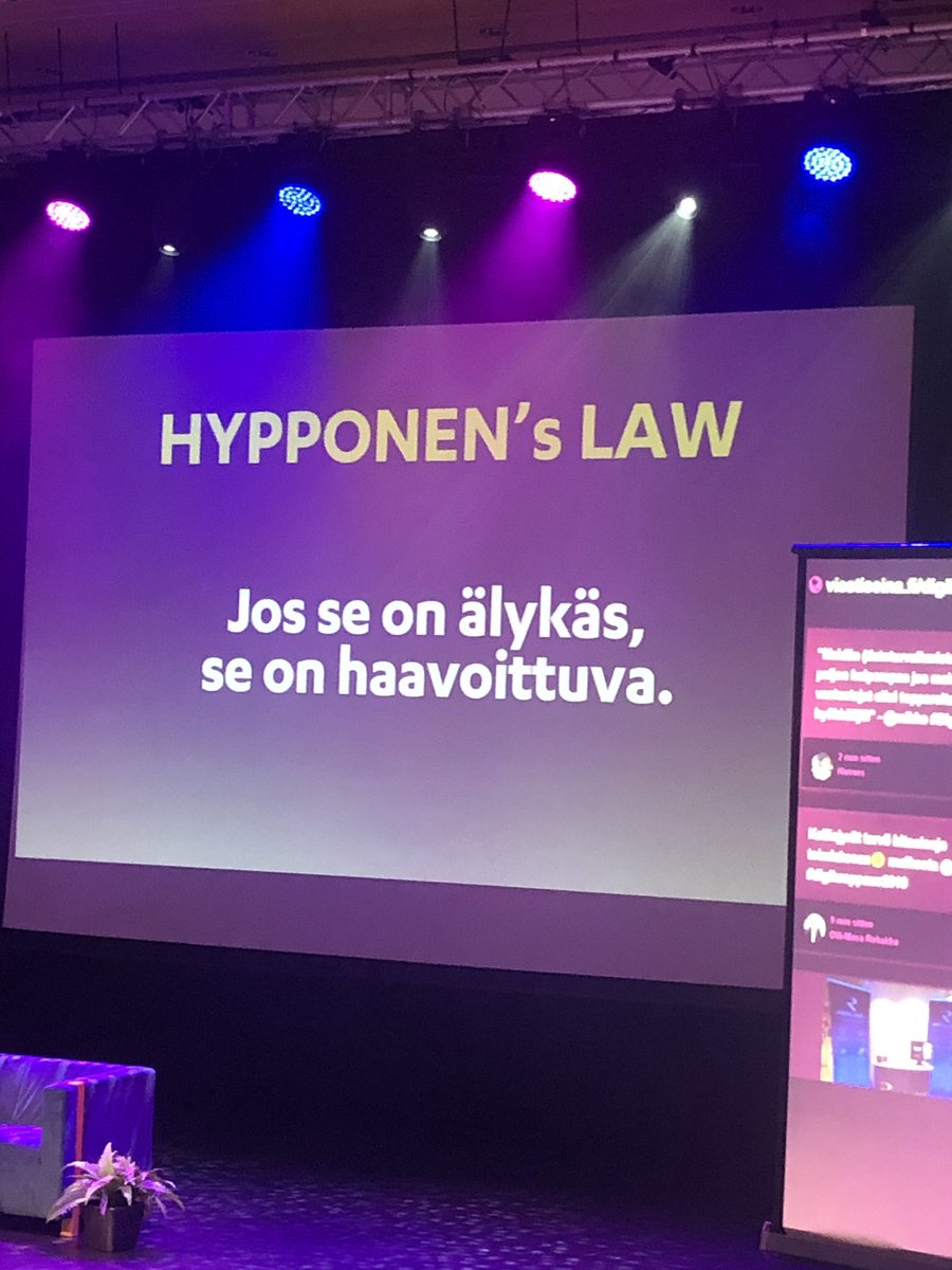 Kuka haluaisi murtautua jääkaappiin? Nähtävästi aika moni #digikaappaus2019 #digikaappaus #tietoturva <a href="/mikko/">@mikko</a>