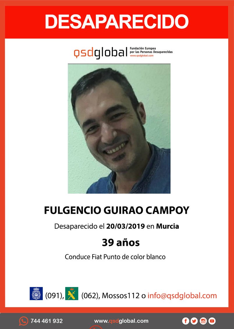 ⚠️#Urgente
Este es Fulgencio y ha #desaparecido en #murcia
¿Lo has visto?
☎️062
☎️091
☎️112

Tu RT le ayudará